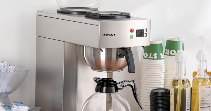 NUPANT 12-Cup Commercial Drip Coffee Maker Review: A Practical Pour-Over Brewer for Offices and Busy Spaces